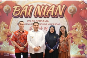Menuju Tradisi Tahunan, Bai Nian Gabungan Perkuat Harmoni Tionghoa Makassar