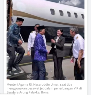 Soroti Polemik Jet Pribadi Menag ke Takalar, LKBH Citra Bangsa: Itu Bukan Gratifikasi