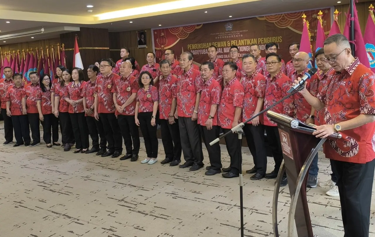 Pengurus PSMTI Sulsel Resmi Dikukuhkan, Ketum Wilianto Tanta: Bangunlah PSMTI Sebagai Rumah Besar Pengurus PSMTI Sulsel Resmi Dikukuhkan, Ketum Wilianto Tanta: Bangunlah PSMTI Sebagai Rumah Besar