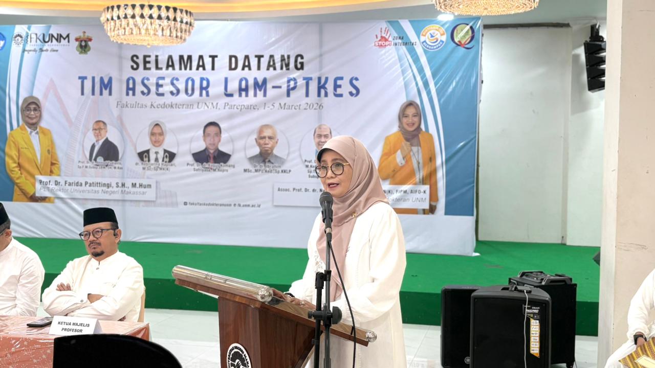 Prof. Dr. Farida Patitingi, SH., M.Hum: Refleksi Ramadhan untuk UNM yang Terus Bergerak Prof. Dr. Farida Patitingi, SH., M.Hum: Refleksi Ramadhan untuk UNM yang Terus Bergerak