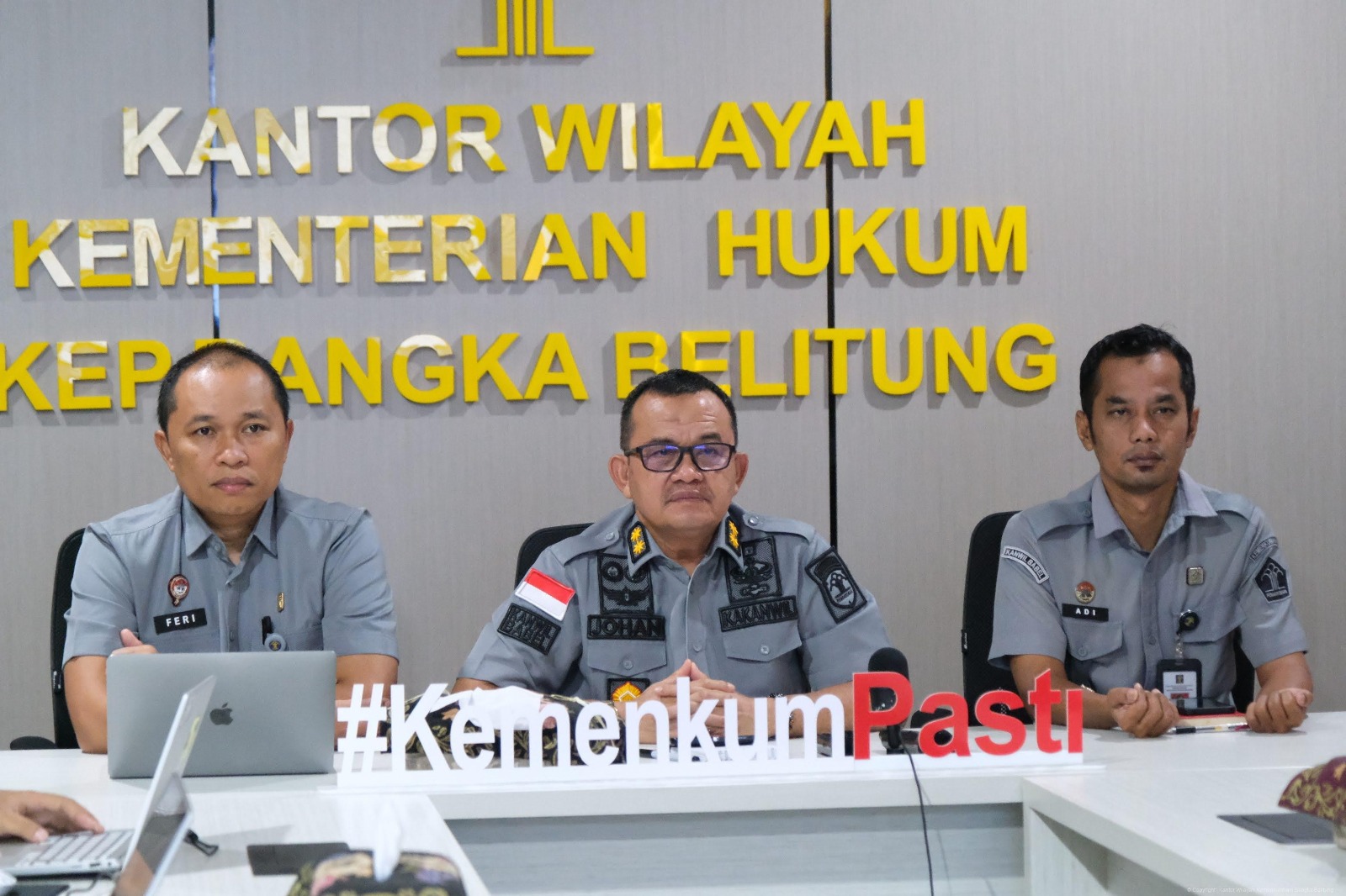Kanwil Kemenkum Babel Ikuti Peresmian Pos Bantuan Hukum di Provinsi Sumatera Barat Secara Daring Kanwil Kemenkum Babel Ikuti Peresmian Pos Bantuan Hukum di Provinsi Sumatera Barat Secara Daring