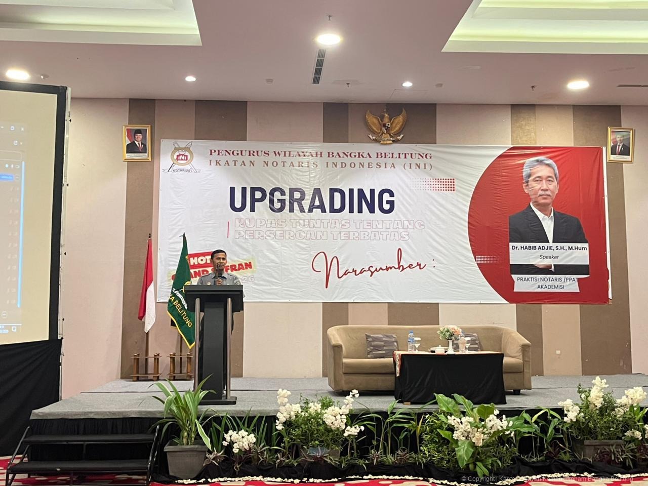 Kanwil Kemenkum Babel Ikuti Upgrading dan Refreshing “Kupas Tuntas Perseroan Terbatas” Notaris se-Bangka Belitung Kanwil Kemenkum Babel Ikuti Upgrading dan Refreshing “Kupas Tuntas Perseroan Terbatas” Notaris se-Bangka Belitung