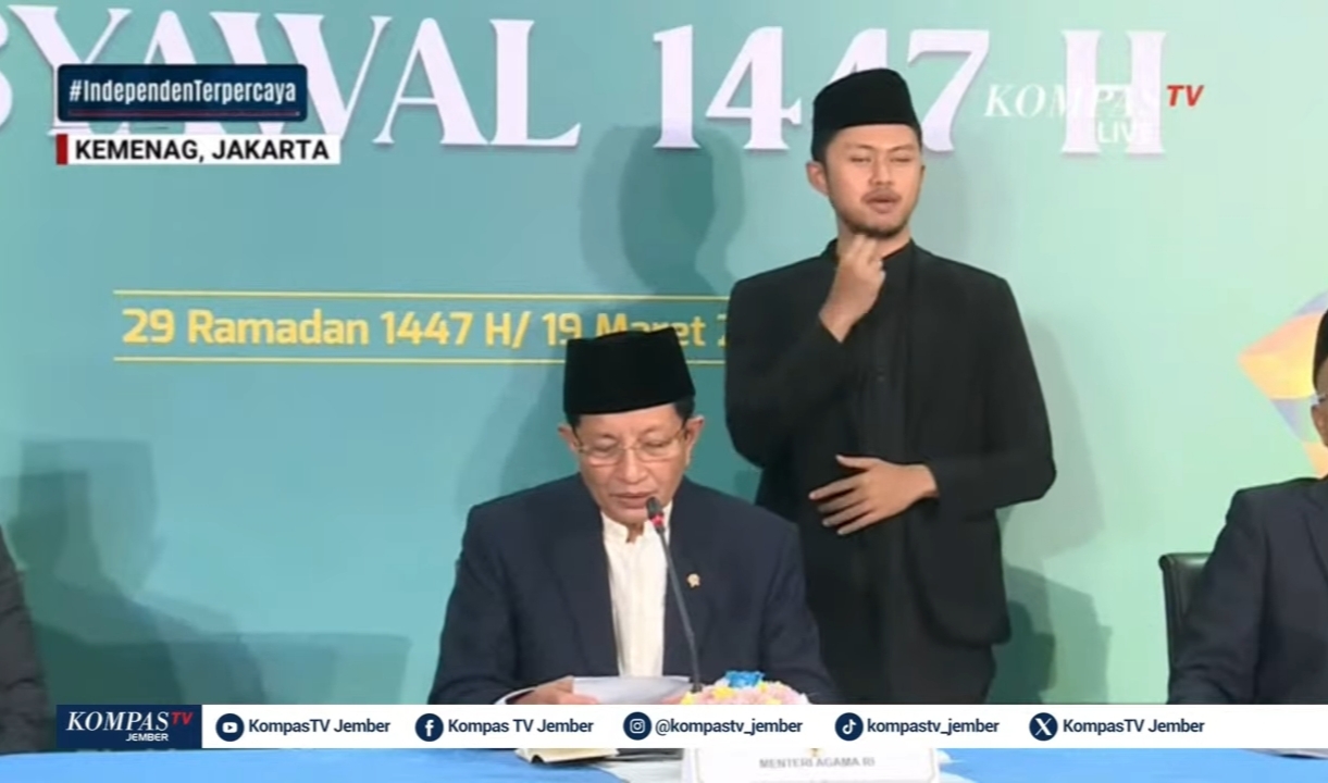 Pemerintah Tetapkan 1 Syawal 1447 H Jatuh pada Sabtu 21 Maret 2026 Pemerintah Tetapkan 1 Syawal 1447 H Jatuh pada Sabtu 21 Maret 2026