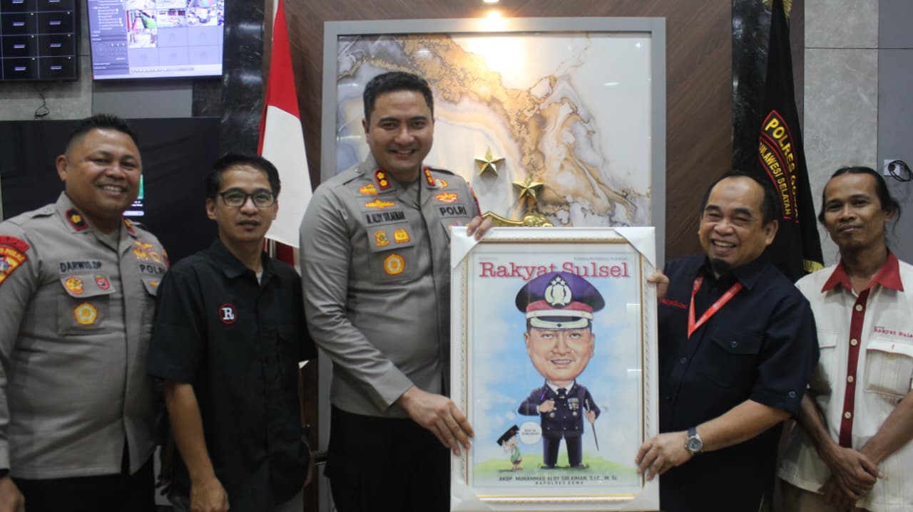 Perkuat Sinergi Media dan Kepolisian, Direktur Rakyat Sulsel Silaturahmi ke Kapolres Gowa