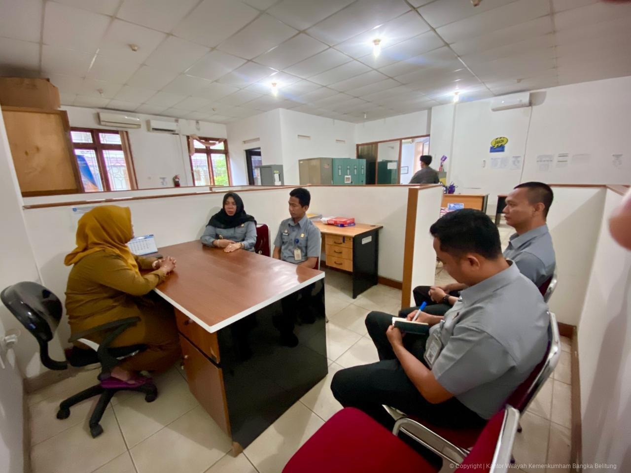 Kanwil Kemenkum Babel Konsultasikan Perencanaan Renovasi Gedung Kantor Permanen ke Dinas PUPR Provinsi Kepulauan Bangka Belitung Kanwil Kemenkum Babel Konsultasikan Perencanaan Renovasi Gedung Kantor Permanen ke Dinas PUPR Provinsi Kepulauan Bangka Belitung