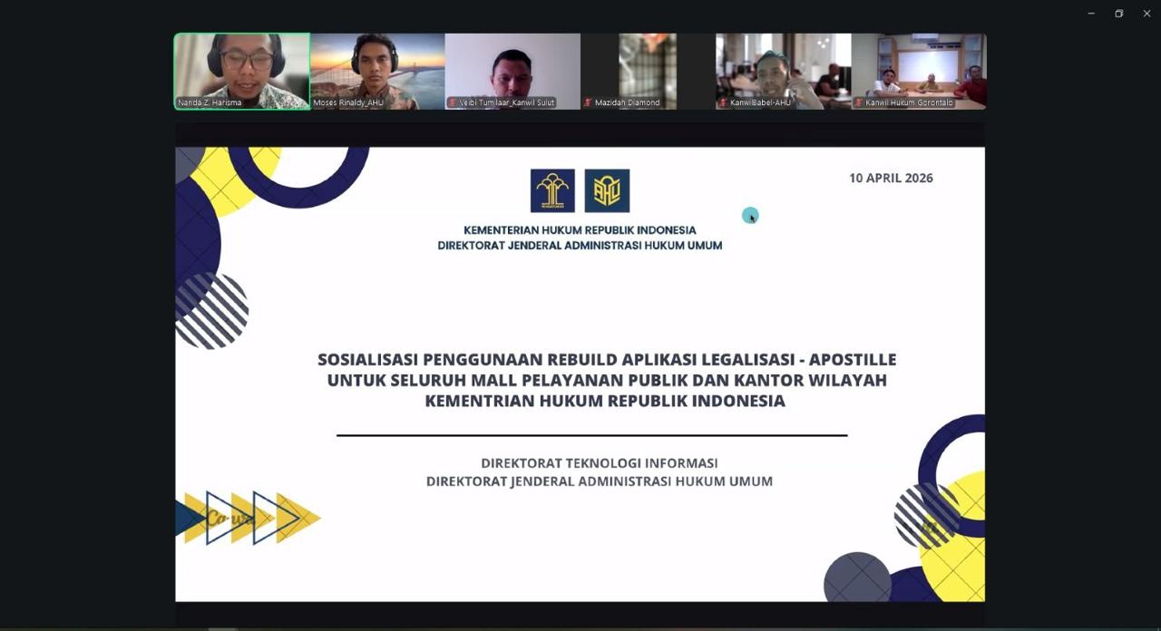 Kemenkum Sumsel Siap Implementasikan Aplikasi Apostille Terbaru untuk Layanan Lebih Cepat