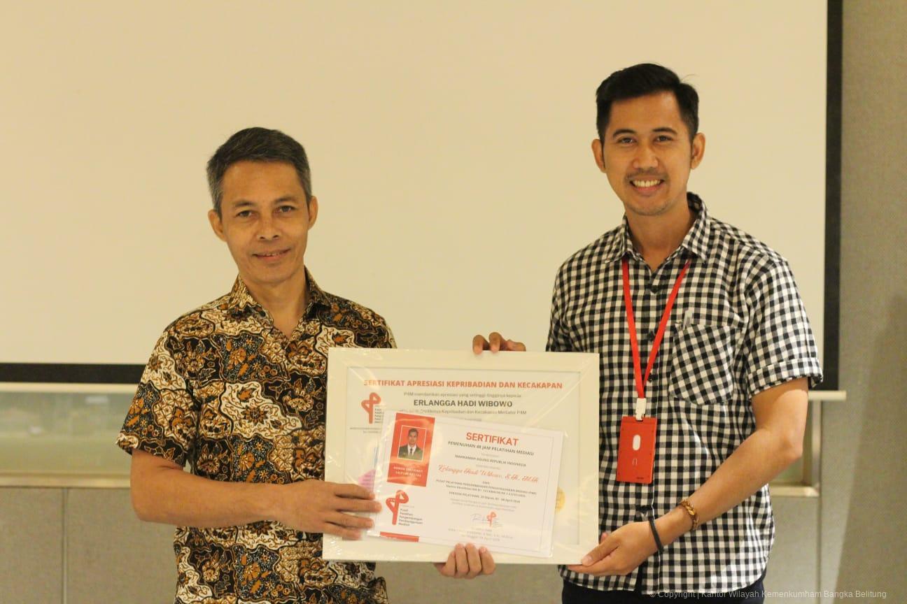 Pelatihan Sertifikasi Mediator Kekayaan Intelektual, Kanwil Kemenkum Babel Ikuti Kegiatan di Jakarta Pelatihan Sertifikasi Mediator Kekayaan Intelektual, Kanwil Kemenkum Babel Ikuti Kegiatan di Jakarta