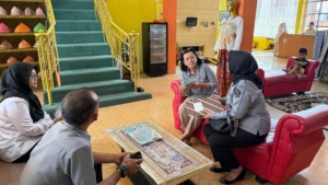 Kanwil Kemenkum Sumsel Edukasi UMKM Kerajinan Soal Perlindungan KI Wastra Palembang