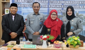 Perkuat Sinergi Akademisi dan Praktisi, Kemenkum Sumsel Dukung Asesmen Lapangan Prodi KPI UIN Raden Fatah