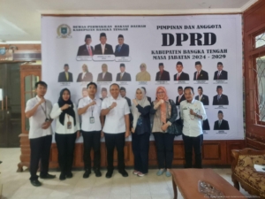 Kanwil Kemenkum Babel Lakukan Monitoring dan Evaluasi Propemperda, IRH, dan Inventarisasi Perda di DPRD Kabupaten Bangka Tengah