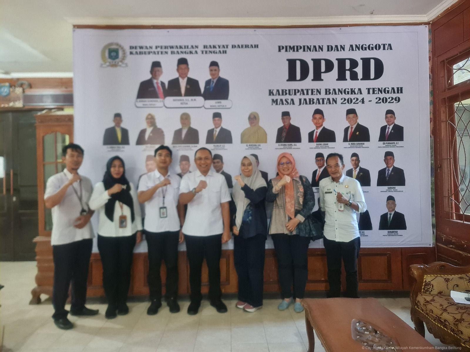 Kanwil Kemenkum Babel Lakukan Monitoring dan Evaluasi Propemperda, IRH, dan Inventarisasi Perda di DPRD Kabupaten Bangka Tengah