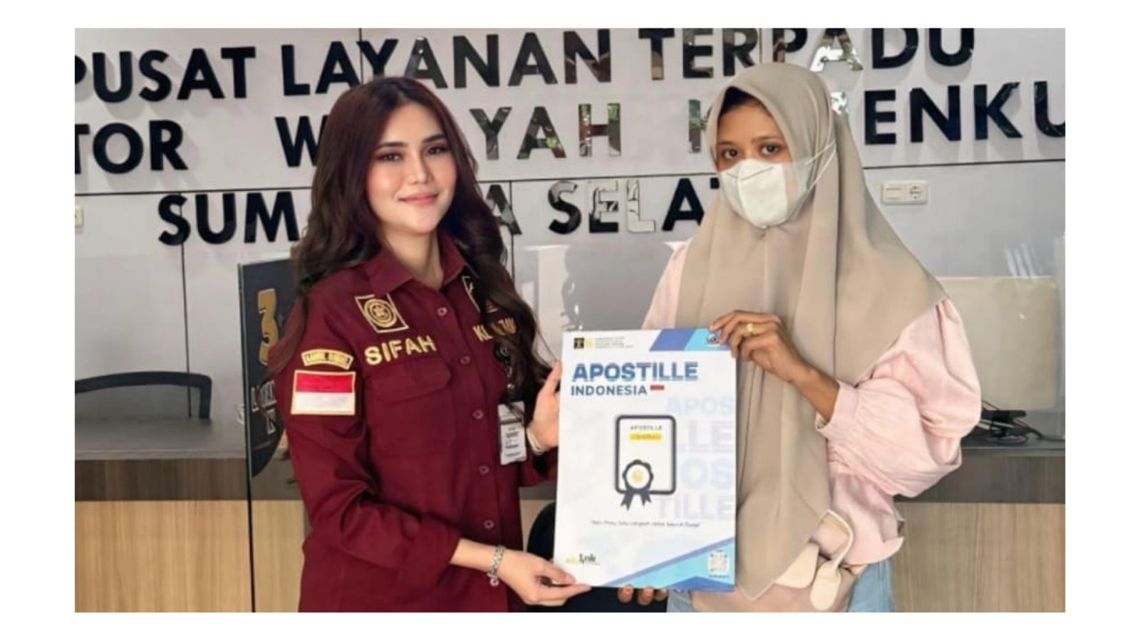 Kemenkum Sumsel Cetak Sertifikat Apostille untuk Dokumen Kerja ke Mancanegara