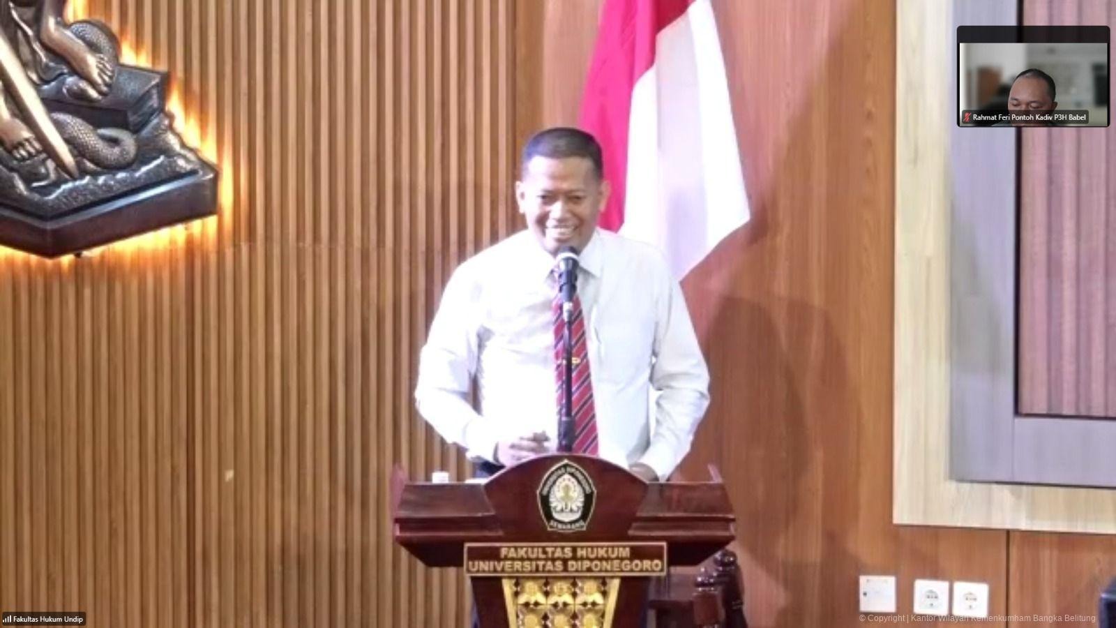 Kanwil Kemenkum Babel Ikuti Seminar Nasional Tekankan Urgensi RUU Pembentukan Undang-Undang untuk Perkuat Sistem Legislasi Nasional Kanwil Kemenkum Babel Ikuti Seminar Nasional Tekankan Urgensi RUU Pembentukan Undang-Undang untuk Perkuat Sistem Legislasi Nasional