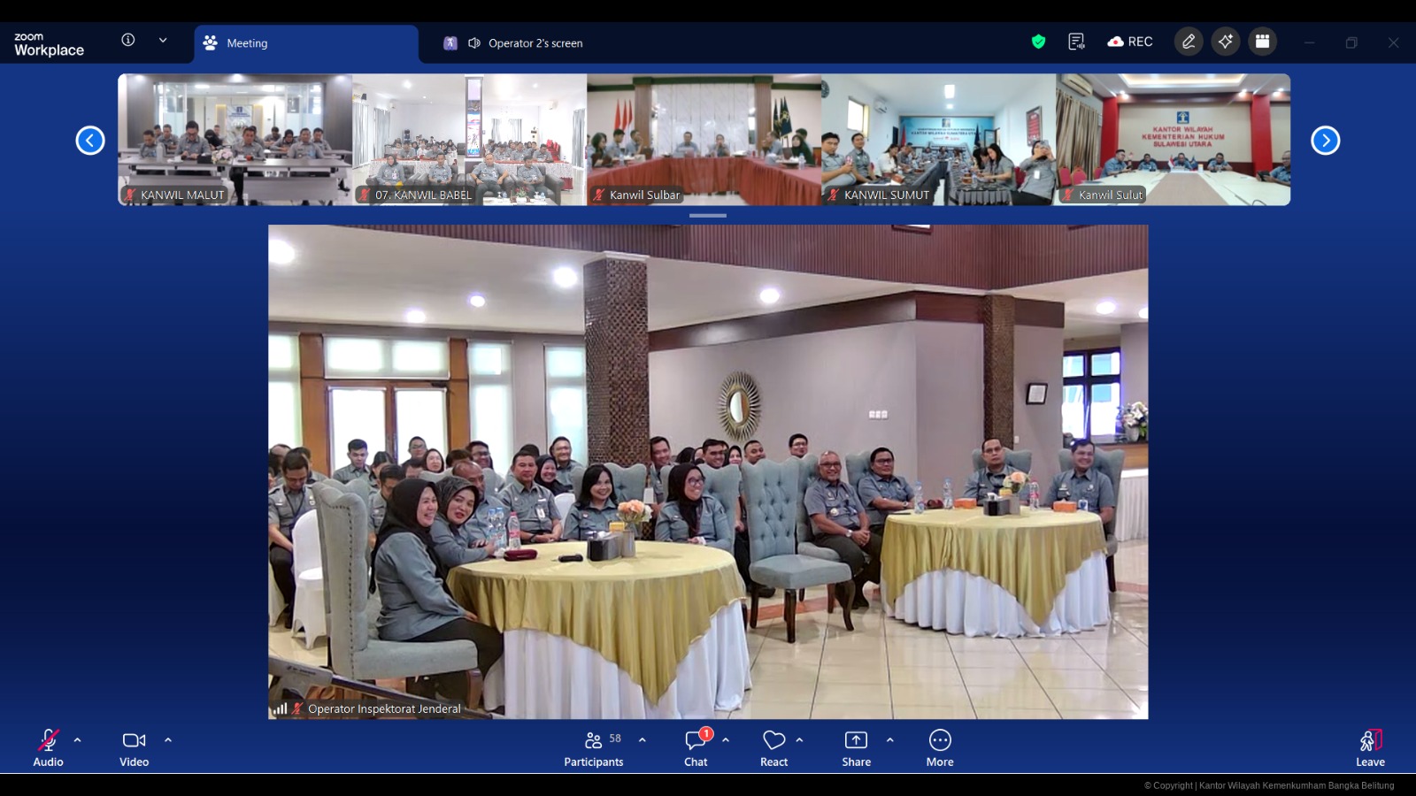 Kanwil Kemenkum Babel Ikuti Pembukaan Panel Evaluasi Pembangunan Zona Integritas menuju WBK/WBBM Tahun 2026 Kanwil Kemenkum Babel Ikuti Pembukaan Panel Evaluasi Pembangunan Zona Integritas menuju WBK/WBBM Tahun 2026