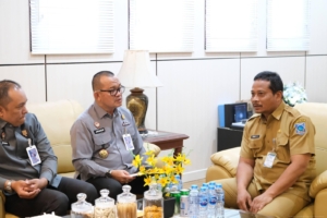 Kanwil Kemenkum Babel Lakukan Koordinasi Terkait Peresmian Pos Bantuan Hukum oleh Menteri Hukum RI dengan Pj Sekda Prov. Kep. Babel