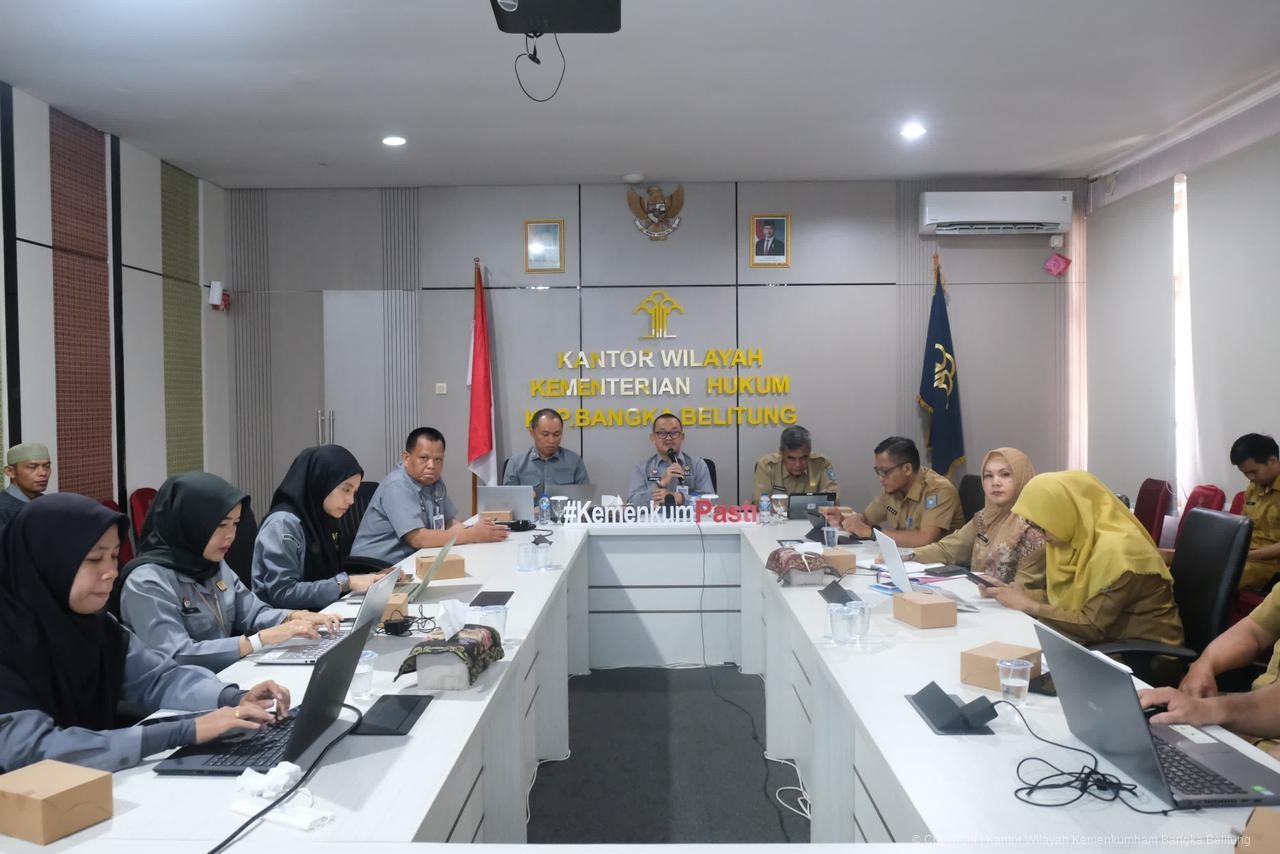 Kanwil Kemenkum Babel Harmonisasi Tiga Ranperkada Kabupaten Bangka Tengah Kanwil Kemenkum Babel Harmonisasi Tiga Ranperkada Kabupaten Bangka Tengah