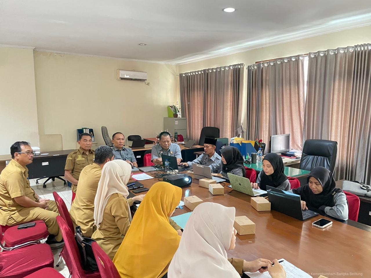 Kanwil Kemenkum Babel Harmonisasi Ranperkada Kota Pangkalpinang tentang Renstra Perangkat Daerah 2025–2029