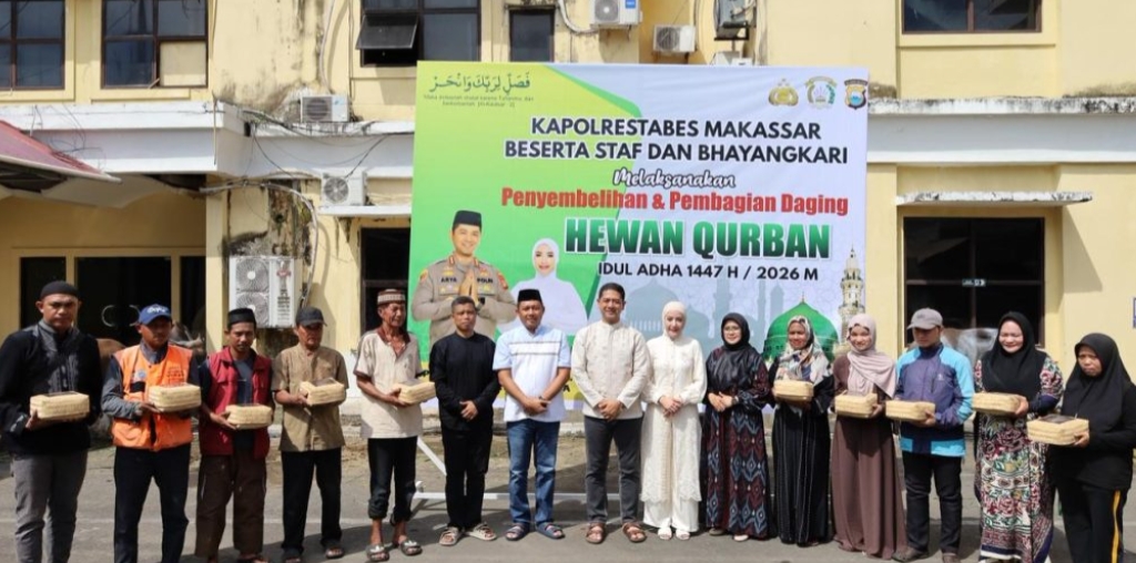 Hari Raya Idhul Adha 1447 H, Polrestabes Makassar Kurban 29 Ekor Sapi dan 1 Ekor Kambing Hari Raya Idhul Adha 1447 H, Polrestabes Makassar Kurban 29 Ekor Sapi dan 1 Ekor Kambing
