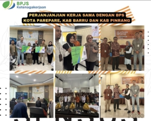 BPJS Ketenagakerjaan Parepare Jalin Kerja Sama dengan Badan Pusat Statistik (BPS) Kabupaten Barru, Kabupaten Pinrang, dan Kota Parepare untuk Perlindungan Petugas Sensus Ekonomi 2026
