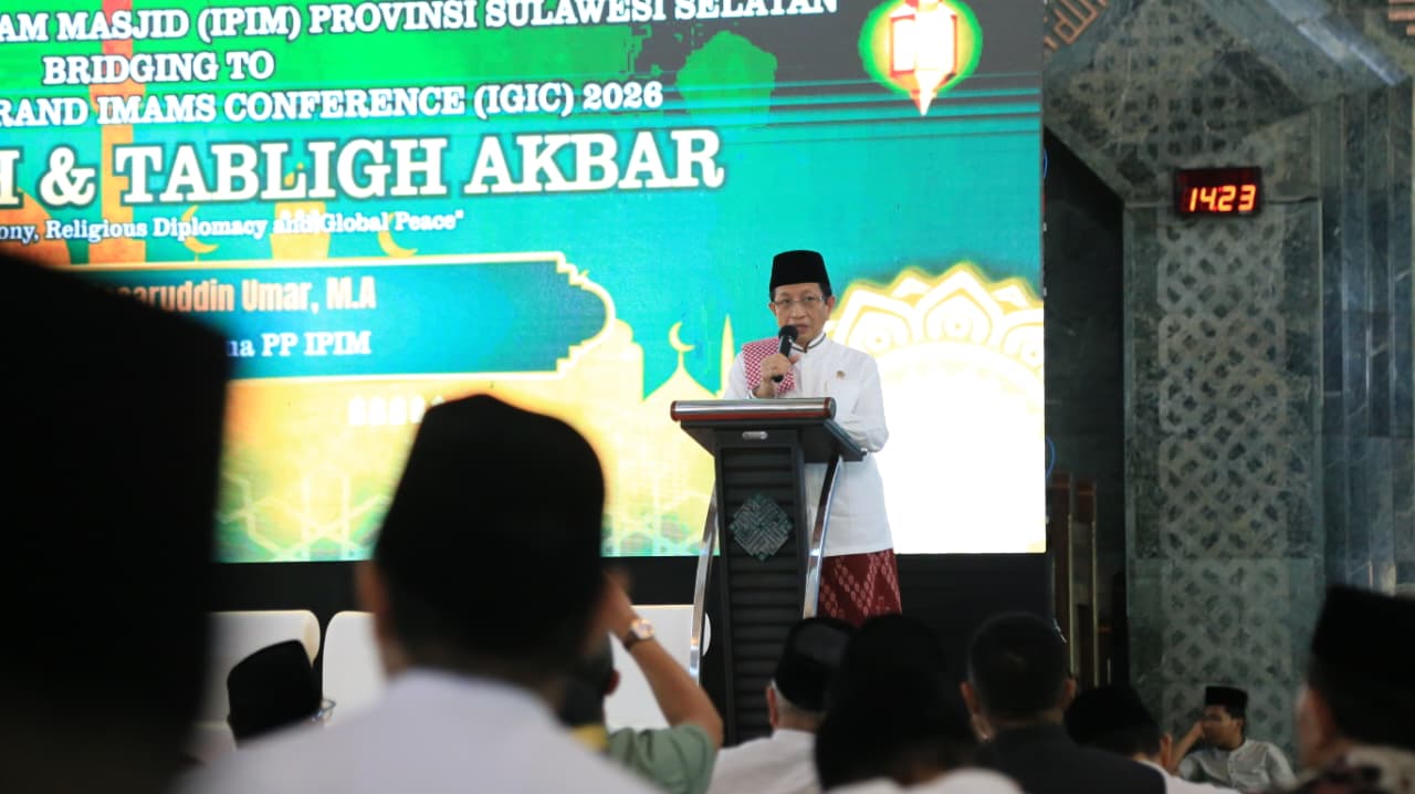 Nasaruddin Umar Akan Kumpulkan Imam Seluruh Dunia di IGIC 2026 Nasaruddin Umar Akan Kumpulkan Imam Seluruh Dunia di IGIC 2026
