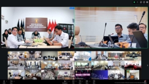 Kanwil Kemenkum Babel Ikuti Pelepasan Peserta MagangHub Kemnaker Batch III Di Lingkungan Kementerian Hukum