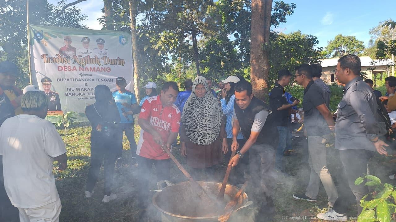 Kanwil Kemenkum Babel Hadiri Tradisi Ngiluk Durin di Desa Namang, Dorong Pelestarian Kekayaan Intelektual Komunal Kanwil Kemenkum Babel Hadiri Tradisi Ngiluk Durin di Desa Namang, Dorong Pelestarian Kekayaan Intelektual Komunal