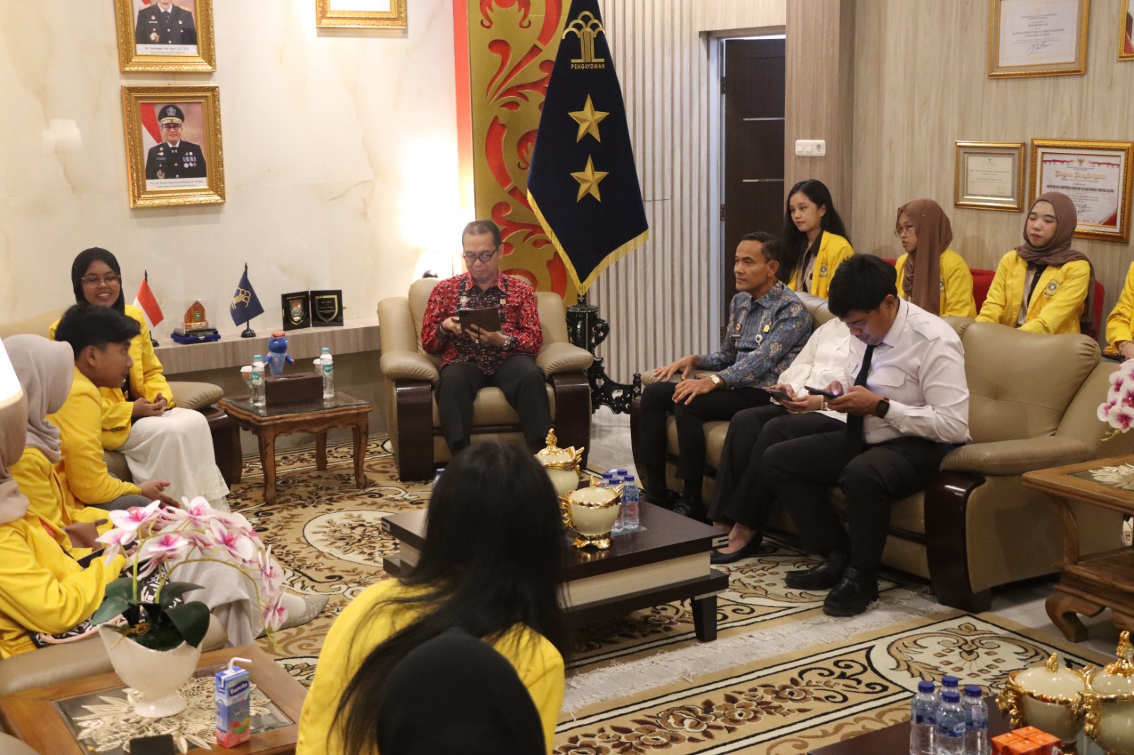 Kenali Praktik Hukum Secara Langsung, Mahasiswa FH Unsri Kunjungi Kanwil Kemenkum Sumsel