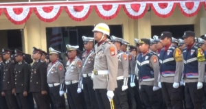 Momentum Hari Bhayangkara ke-80, Kapolsek Mamajang Emban Amanah Sebagai Komandan Upacara