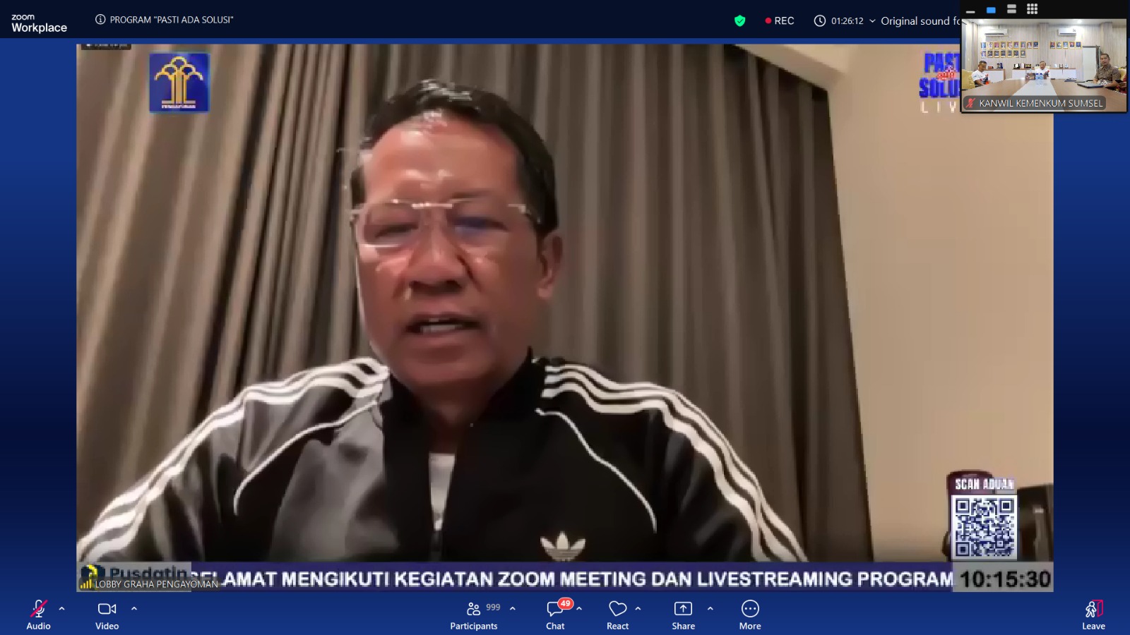 Kakanwil Kemenkum Sumsel Komitmen Implementasikan Arahan Menteri Hukum : Hadirkan Pelayanan yang Cepat, Transparan, dan Solutif