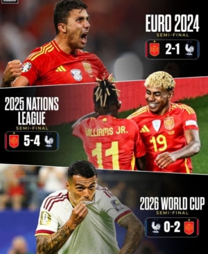 Spanyol Kembali Taklukkan Prancis, Final Ideal Dengan Argentina Kian Dinantikan