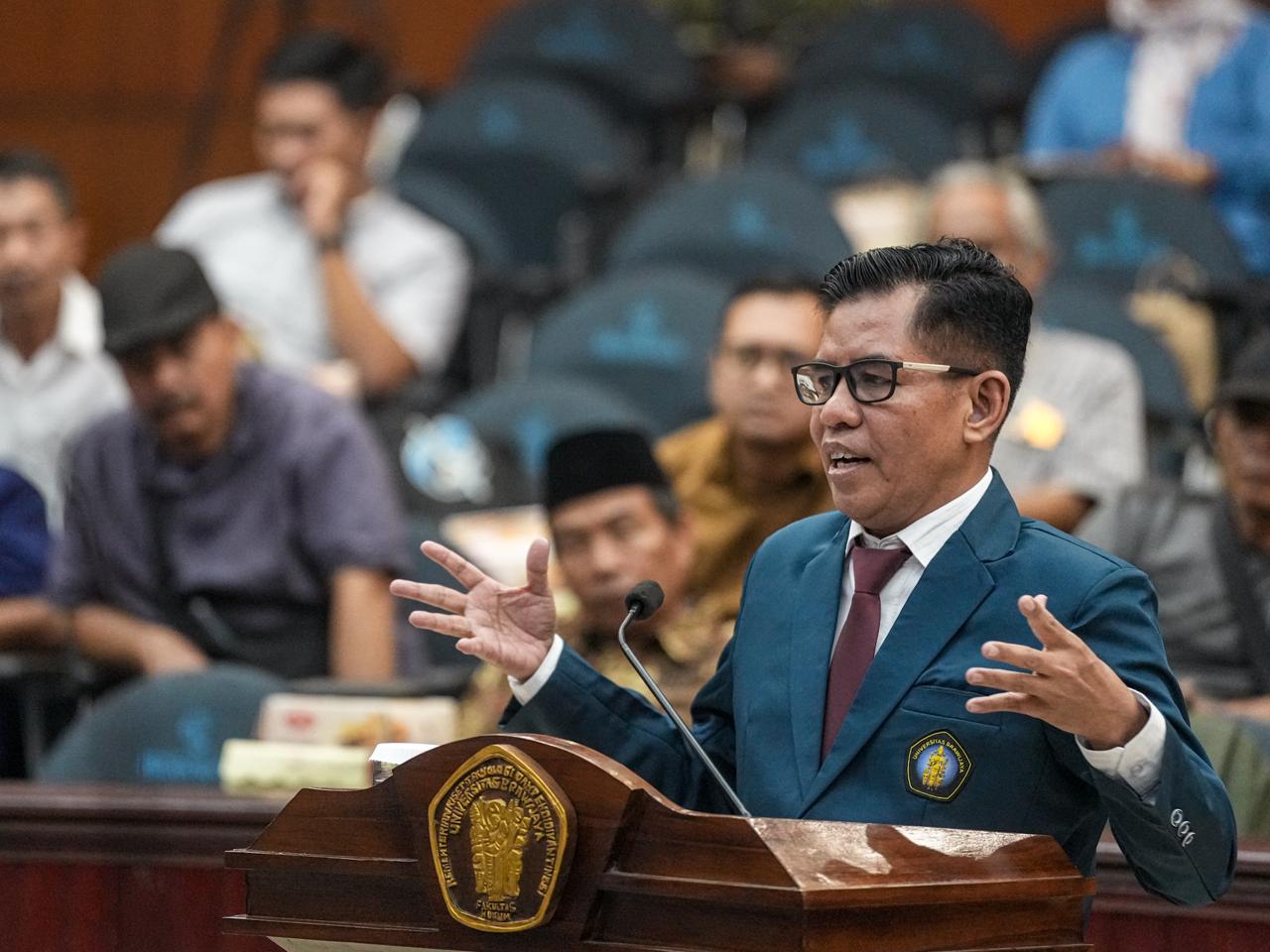 Ketua Umum Gerbang Tani Raih Doktor Pangan di UB