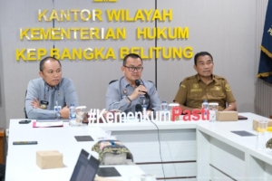 Kanwil Kemenkum Babel Harmonisasikan Tiga Ranperkada Kota Pangkal Pinang