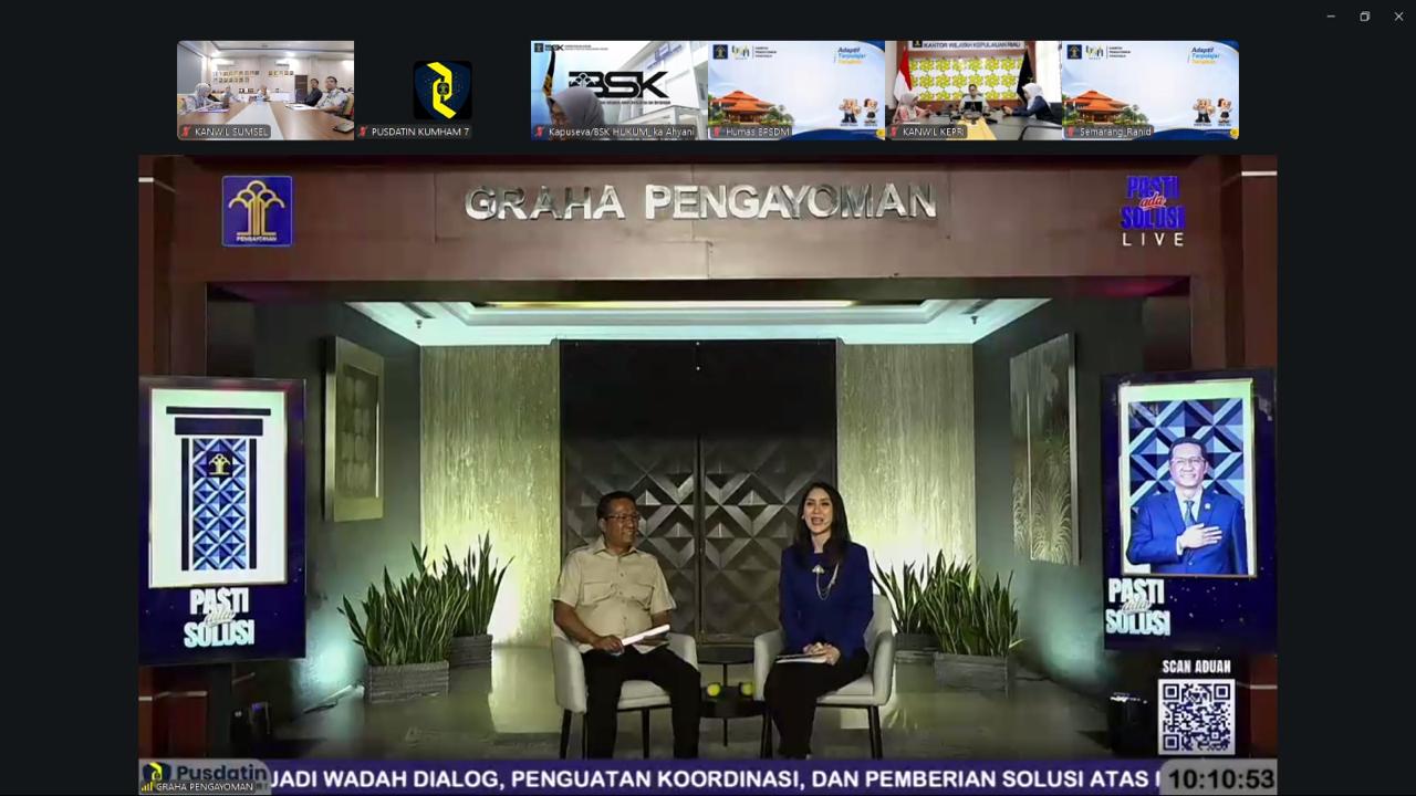 Kakanwil Kemenkum Sumsel Tegaskan Komitmen Layanan Cepat dan Solutif