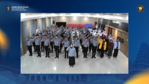 Ikuti Apel Bersama Kemenko Kumham Imipas, Kemenkum Sumsel Perkuat Sinergi dan Komitmen Pelayanan