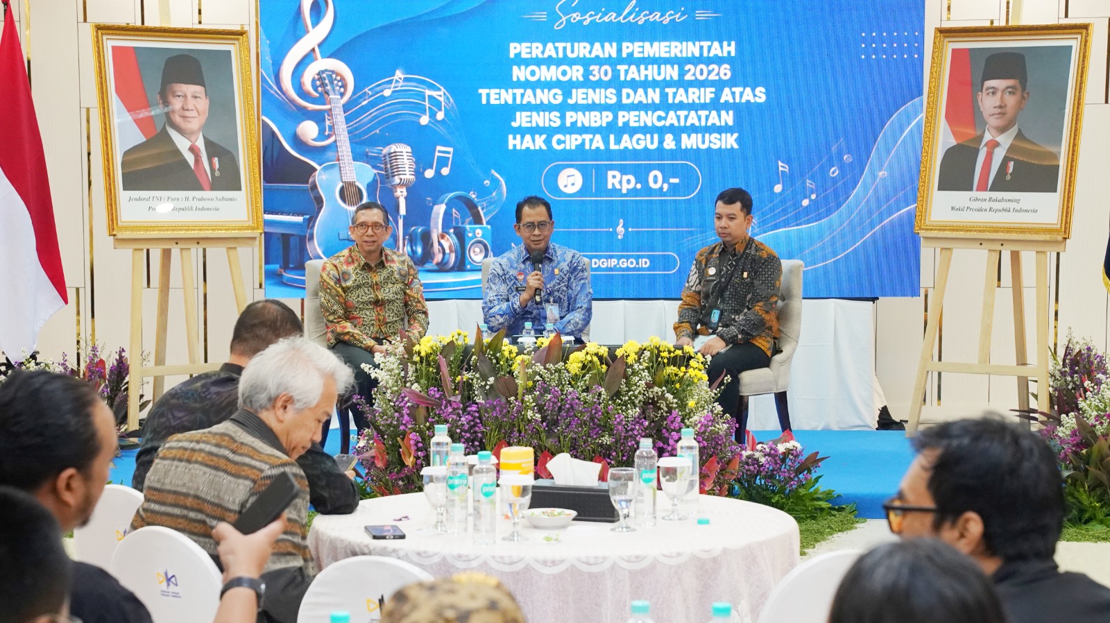 DJKI Sosialisasikan Kebijakan Pencatatan Lagu Nol Rupiah Kepada Musisi DJKI Sosialisasikan Kebijakan Pencatatan Lagu Nol Rupiah Kepada Musisi