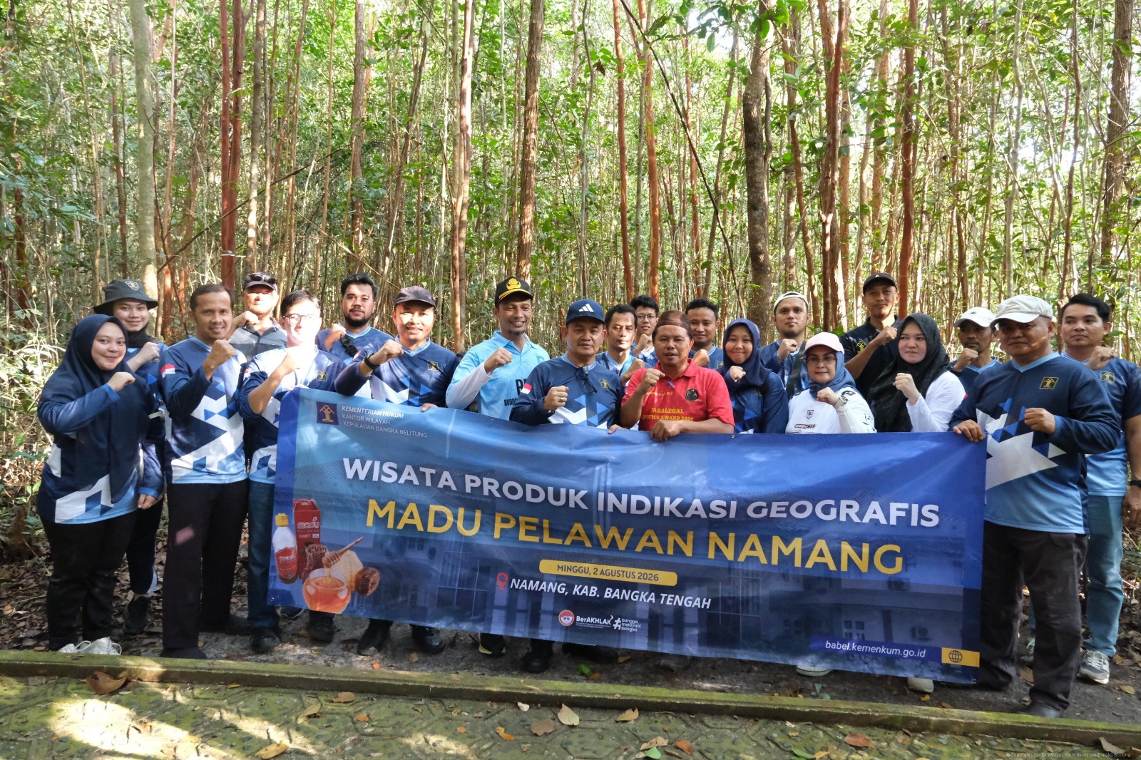 Kanwil Kemenkum Babel Laksanakan Kunjungan Wisata Tematik Desa Berbasis Kekayaan Intelektual di Desa Namang Kanwil Kemenkum Babel Laksanakan Kunjungan Wisata Tematik Desa Berbasis Kekayaan Intelektual di Desa Namang