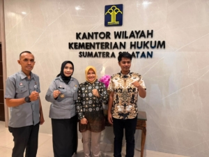 Dorong Kemudahan Akses Layanan KI, Kemenkum Sumsel Terima Koordinasi Bapperida OKU Timur