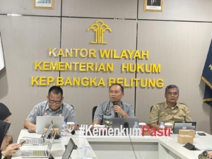Kanwil Kemenkum Babel Harmonisasikan Lima Ranperkada Kabupaten Bangka Tengah