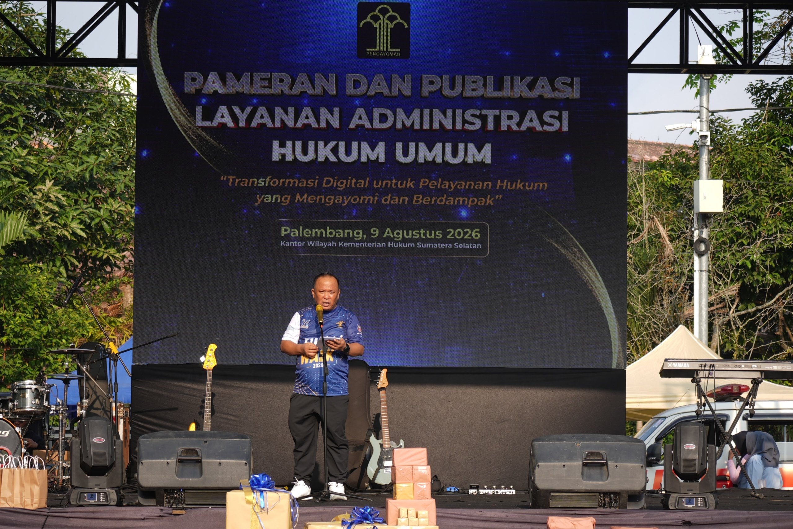 Gebyar HUT Pengayoman ke-81, Kanwil Kemenkum Sumsel Gelar Fun Walk Serentak Gebyar HUT Pengayoman ke-81, Kanwil Kemenkum Sumsel Gelar Fun Walk Serentak