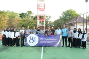 Semarak Hari Pengayoman ke-81, Kanwil Kemenkum Babel Gelar Turnamen Tenis Lapangan