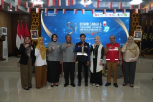 Tumbuhkan Kepedulian Sosial, Kemenkum Sumsel Gelar Donor Darah dan Pemeriksaan Kesehatan Sambut Hari Pengayoman ke-81