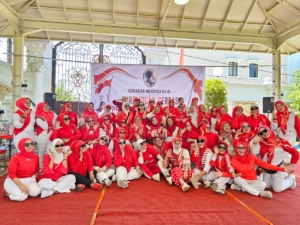 Perempuan Indonesia Maju Sulsel Gelar Upacara Bendera, Dorong Perempuan Cerdas dan Mandiri