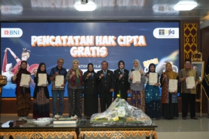 Peringati Hari Pengayoman ke-81, Kanwil Kemenkum Sumsel Sukseskan Program 1000 Hak Cipta Gratis Se-Indonesia