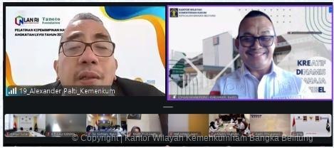 Kanwil Kemenkum Babel Ikuti Sosialisasi Tata Cara Pengumuman PT dan Yayasan dalam BNRI dan TBNRI Kanwil Kemenkum Babel Ikuti Sosialisasi Tata Cara Pengumuman PT dan Yayasan dalam BNRI dan TBNRI