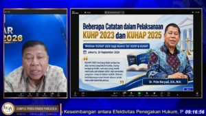 Jajaran Kemenkum Sumsel Perkuat Pemahaman Hukum Acara Pidana Berkeadilan