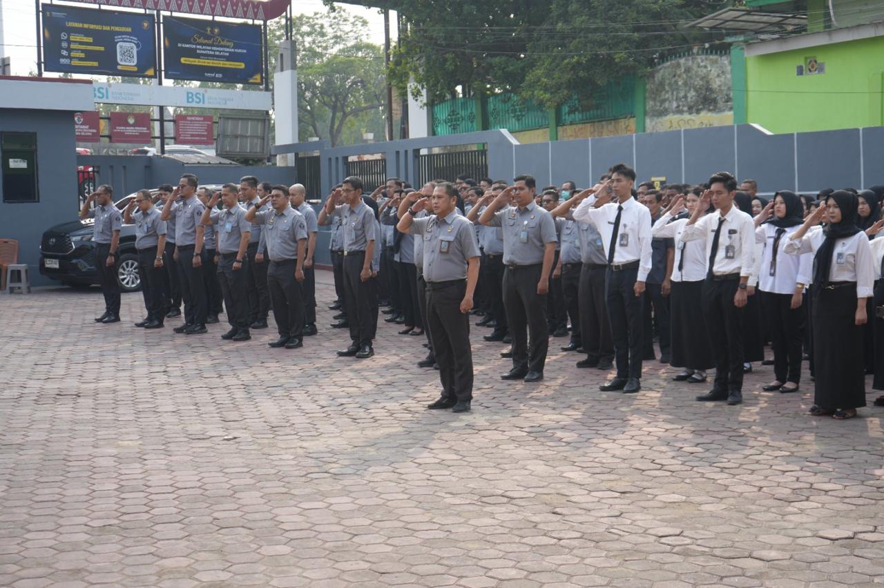 Jajaran Kemenkum Sumsel Teguhkan Integritas dan Kinerja Awali Pekan Jajaran Kemenkum Sumsel Teguhkan Integritas dan Kinerja Awali Pekan