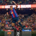 Raphinha Cetak Hattrick, Barcelona Pesta Tujuh Gol ke Gawang Racing Santander