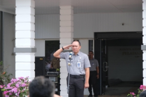 Apel Pagi Kanwil Kemenkum Babel Tekankan Disiplin, Publikasi, dan Penyelesaian Target Kinerja