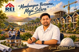 Rezza Said Tawarkan Visi “Bersatu, Berdaya, Berjaya”, Perkuat Organisasi dan Anggota REI Sulsel