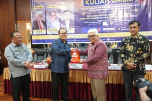Kakanwil Kemenkum Sumsel Hadiri Kuliah Umum Unsri, Soroti Arah Transformasi Digital Layanan Hukum